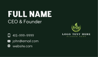 Landscaping Leaf Garden Business Card Design