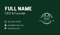 Hammer Paintbrush Renovation Business Card Design