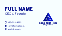 Digital Mouse Pointer Triangle Business Card Image Preview
