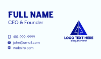 Digital Mouse Pointer Triangle Business Card Preview