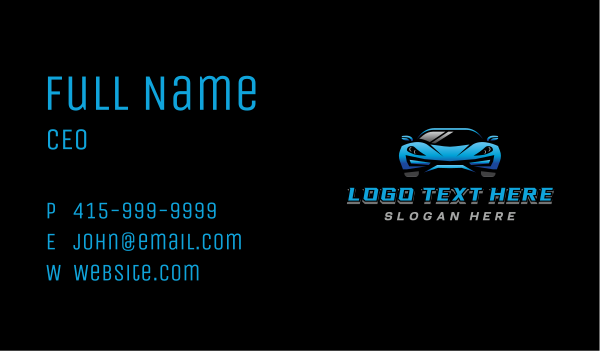 Auto Mechanic Garage Business Card Design Image Preview