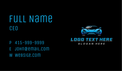 Auto Mechanic Garage Business Card Image Preview