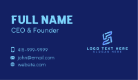 Tech Startup Firm Business Card Image Preview