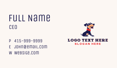 Pet Dog Veterinary Business Card Image Preview