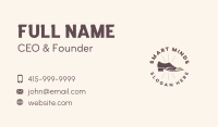 Vintage Formal Shoes  Business Card Image Preview