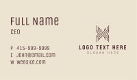 Creative Agency Letter X Business Card Image Preview