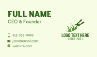 Green Grass Cutter  Business Card Image Preview