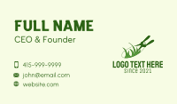 Green Grass Cutter  Business Card Preview