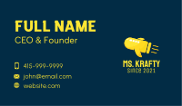 Yellow Bullet Vehicle  Business Card Image Preview