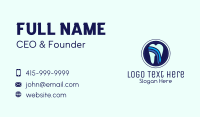 Circle Tooth Dental Business Card Image Preview