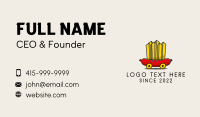 Fast Food Sausage  Business Card Design