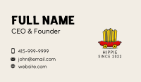 Fast Food Sausage  Business Card Image Preview