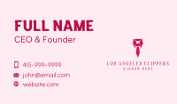 Pink Collar Job Business Card Image Preview