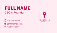 Pink Collar Job Business Card Image Preview