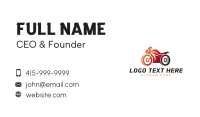 Motorsport Bike Riding Business Card Preview