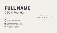 Elegant Corporate Wordmark Business Card Image Preview