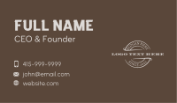 White Vintage Firm  Business Card Image Preview