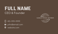 White Vintage Firm  Business Card Preview