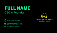 Music Audio Headphones Business Card Image Preview