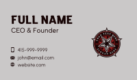 Pentagram Star Satanic Business Card Preview