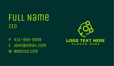 Mechanical Brain Programmer Business Card Image Preview