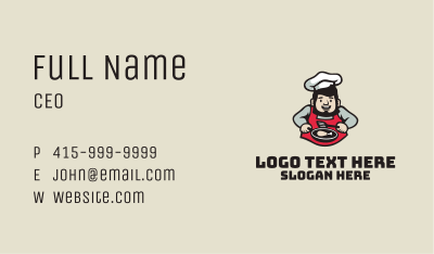 Chef Daddy Restaurant Business Card Image Preview