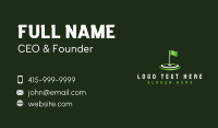 Flag Golf Sports Business Card Image Preview