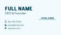 Business Wave Wordmark Business Card Image Preview