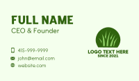 Green Grass Garden  Business Card Image Preview