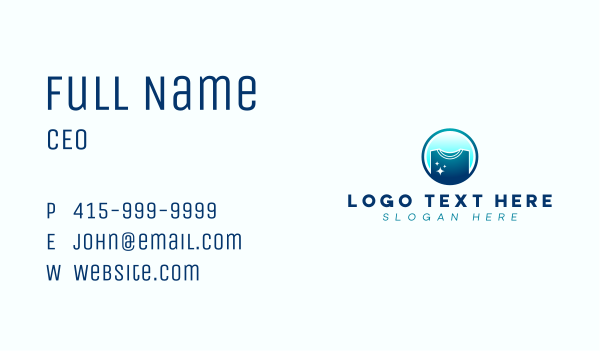 Laundry Shirt Clean Business Card Design Image Preview