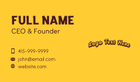 Generic Script Wordmark Business Card Image Preview