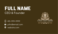 Lion Shield Royalty Business Card Image Preview
