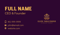 Professional Lion Crown Business Card Image Preview