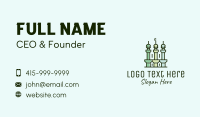 Islamic Minaret Temple Business Card Design