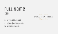 Luxury Business Brand Business Card Image Preview