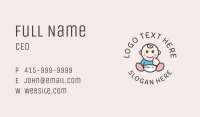 Cute Infant Pediatric Childcare  Business Card Image Preview