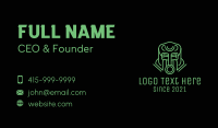 Game Robot Helmet Business Card Image Preview