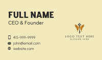 Elegant Wing Key Business Card Design