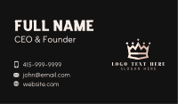 Luxe Crown Jewel Business Card Image Preview