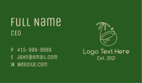 Coconut Oil Extract  Business Card Image Preview