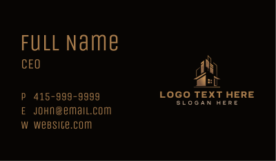 Real Estate Property Developer Business Card Image Preview