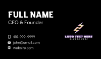 Lightning Bolt Thunder Business Card Image Preview