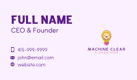 Learning Light Bulb Nursery Business Card Image Preview