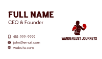Professional Boxer Athlete Business Card Image Preview