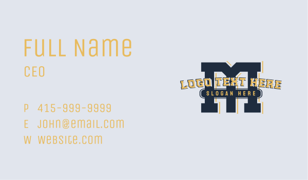 Game Strategy Lettermark Business Card Design Image Preview