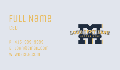 Game Strategy Lettermark Business Card Image Preview