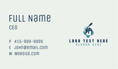 Paint Roller House Maintenance Business Card Image Preview