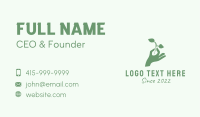 Hand Plant Seedling  Business Card Image Preview