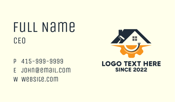 Home Renovation Service Business Card Design Image Preview
