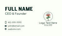 Orchid Flower Plant Business Card Image Preview